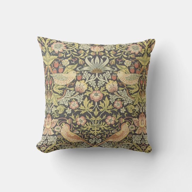 Almohada del diseño de Nouveau William Morris del (Anverso)