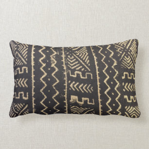 Almohada del diseño del paño del fango en tonos