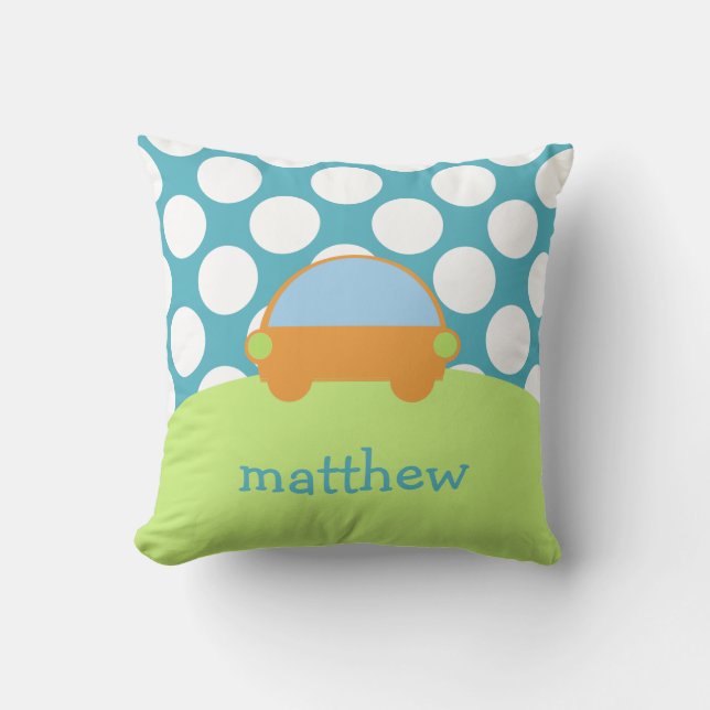 Almohada del Doodle dos del coche (Anverso)