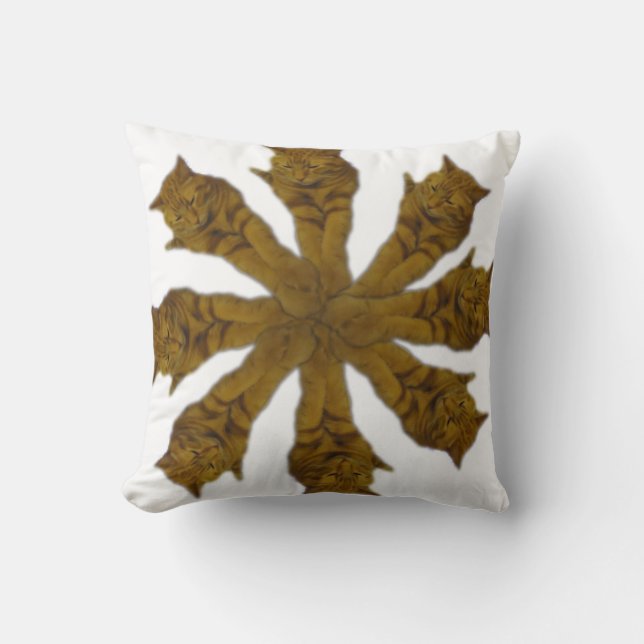 Almohada del en punto del gato (Anverso)
