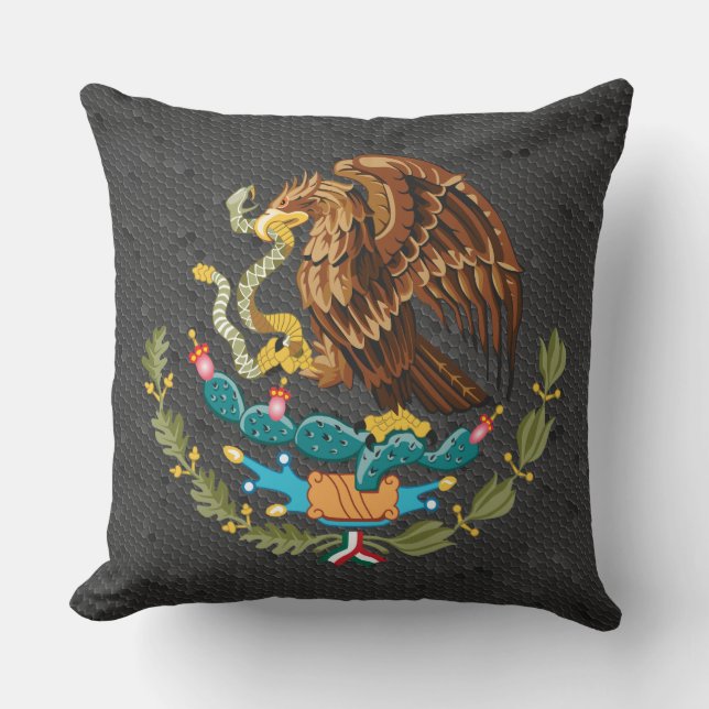 almohada del escudo de armas de México (Anverso)