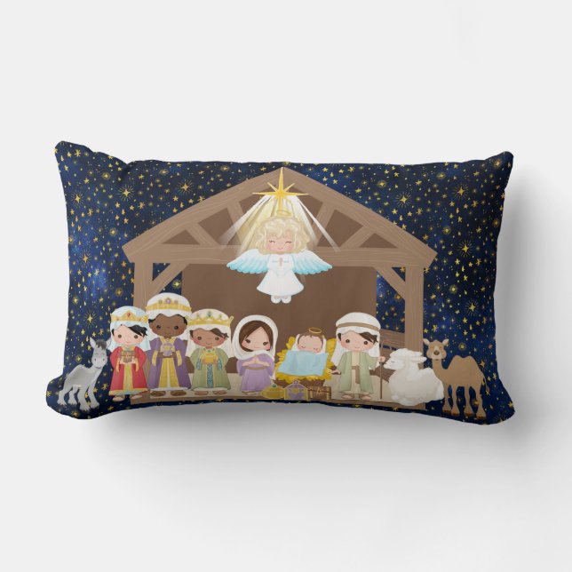 Almohada del establo de los hombres sabios de (Anverso)