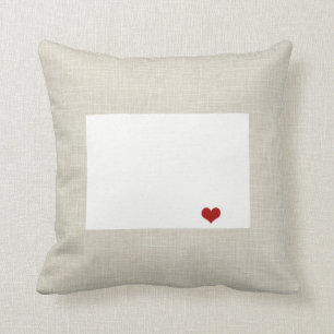 Almohada del estado de Wyoming personalizada