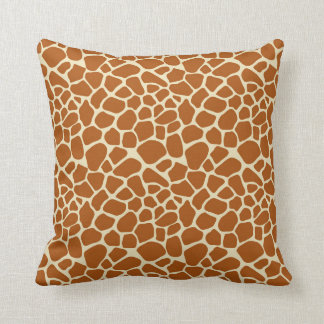 Almohada del estampado de girafa
