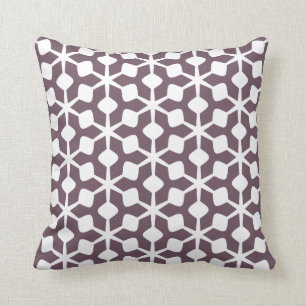 Almohada del estilo de los años 60 de la berenjen