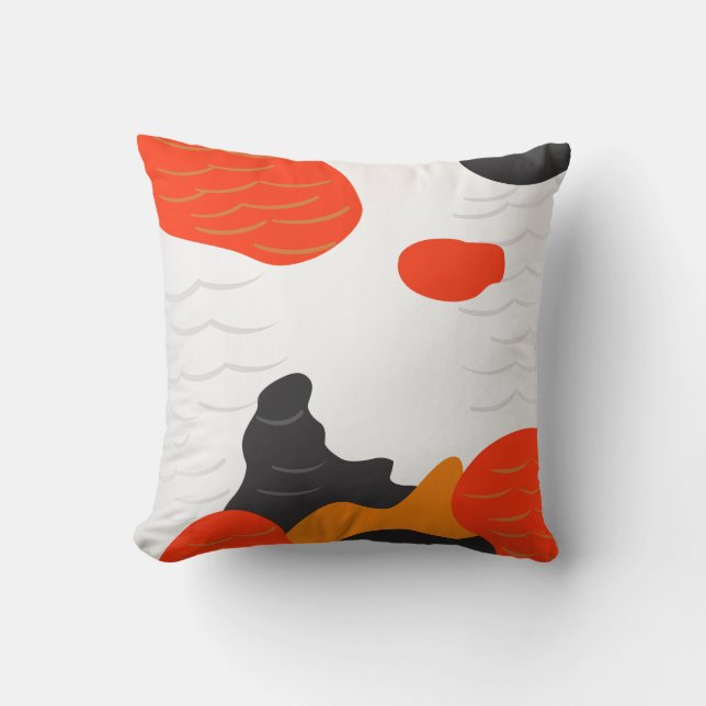 Almohada del estilo de los pescados de Koi (Anverso)
