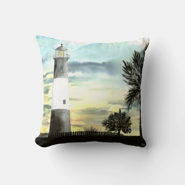 Almohada del faro de la isla de Tybee (Anverso)