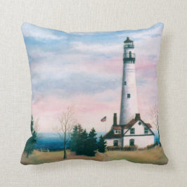 Almohada del faro del punto del viento