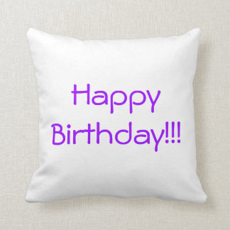 Almohada del feliz cumpleaños
