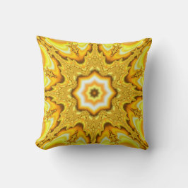 Almohada del fractal de la estrella del oro