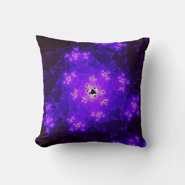 Almohada del fractal de la nebulosa (Anverso)
