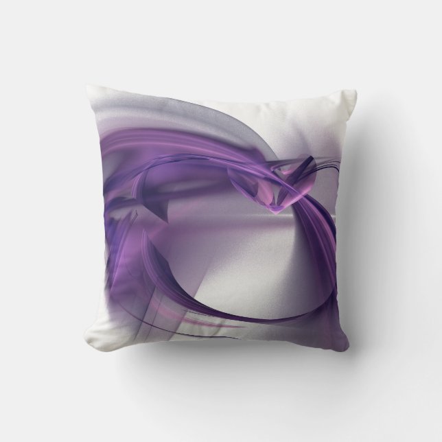 Almohada del fractal de Purple Heart (Anverso)