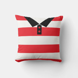 Almohada del fútbol del rugbi de las rayas del