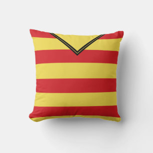 Almohada del fútbol del rugbi de las rayas del