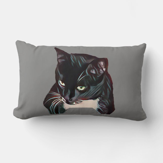 Almohada del gato de Black Jack (Anverso)