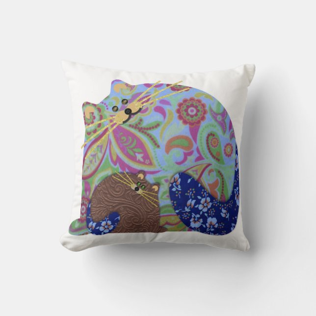 Almohada del gato y del gatito (Anverso)