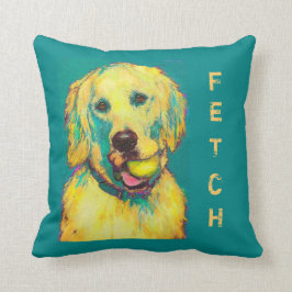 almohada del golden retriever