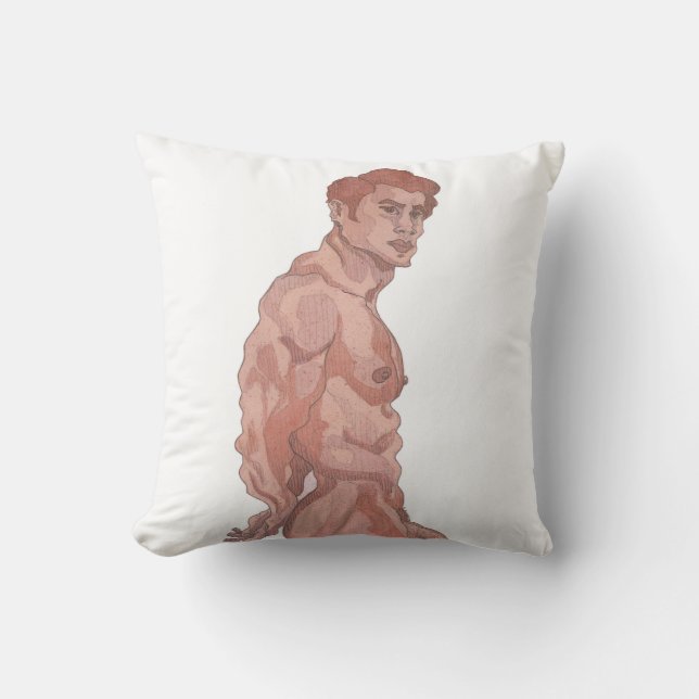 Almohada del hombre del músculo (Anverso)