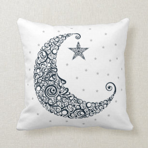 Almohada del hombre en la luna