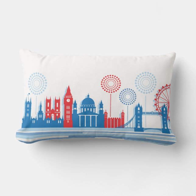 Almohada del horizonte de Londres (Anverso)