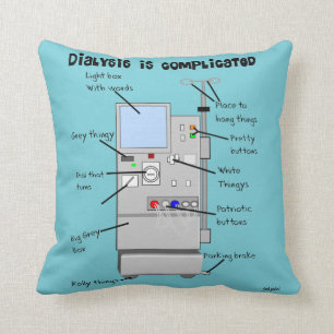 Almohada del humor de la diálisis