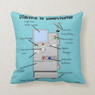 Almohada del humor de la diálisis