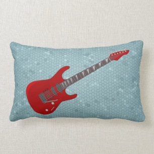 Almohada del ilustracion de la guitarra