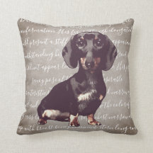 Almohada del ilustracion del Dachshund