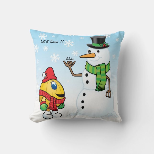 almohada del invierno de la cebolla del sweety (Anverso)