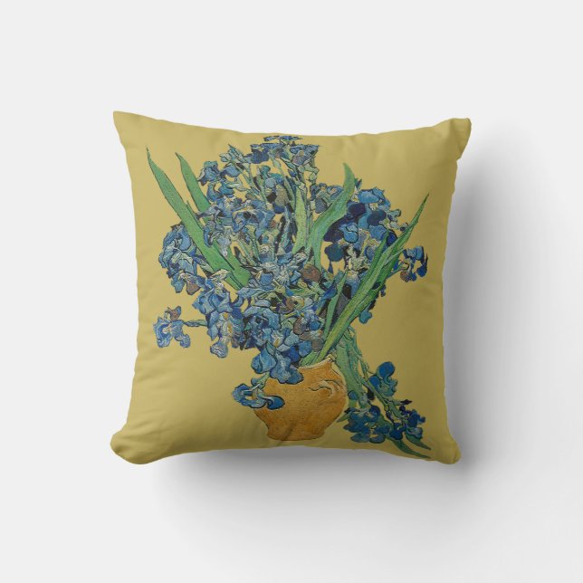 Almohada del iris de Van Gogh (Anverso)
