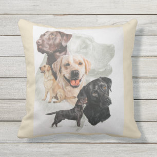Almohada del labrador retriever