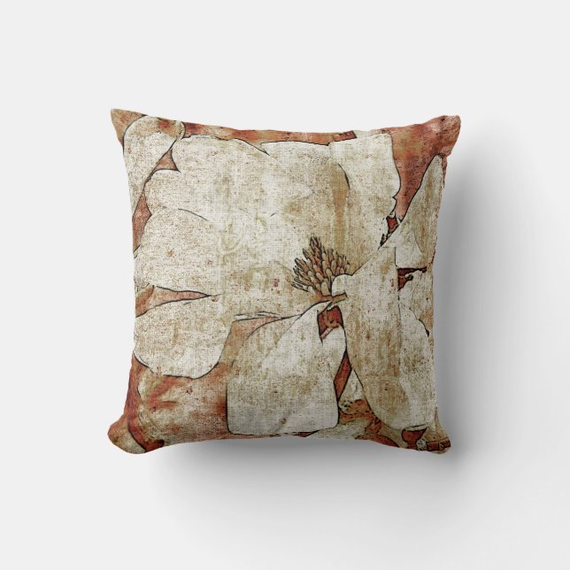 Almohada del lanzamiento de la magnolia del (Anverso)