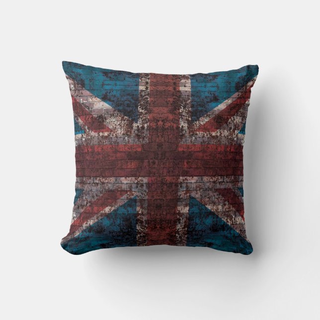 Almohada del lanzamiento de Union Jack del (Anverso)
