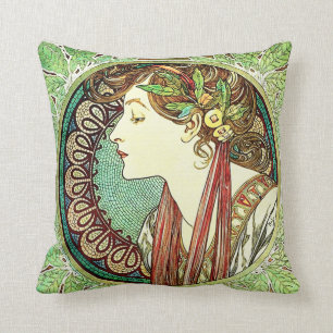 Almohada del laurel de Alfonso Mucha