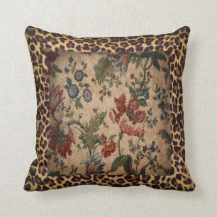 Almohada del leopardo del diseñador