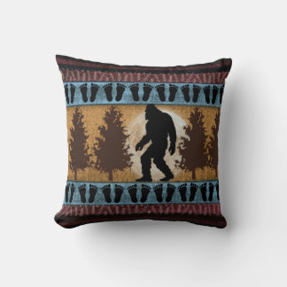 Almohada del Lodge Bigfoot, Cojín decorativo Sasqu