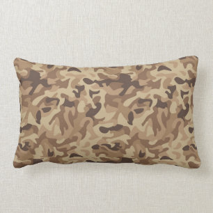 Almohada del Lumbar de Camo del desierto