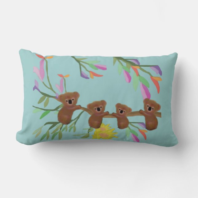 Almohada del Lumbar de la excursión de la koala (Anverso)