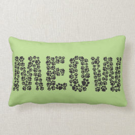Almohada del Lumbar de la impresión de la pata del