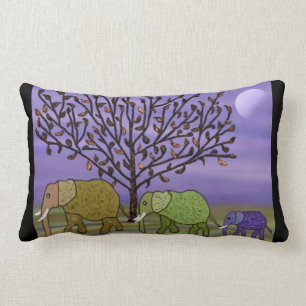 Almohada del Lumbar de la luna del elefante