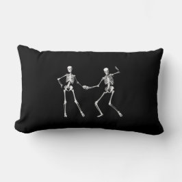 Almohada del Lumbar de los esqueletos del baile