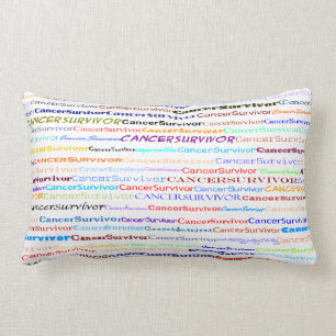 Almohada del Lumbar del diseño II del texto del