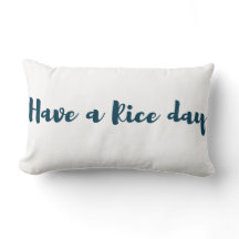 Almohada del lumbar del lago rice del amor