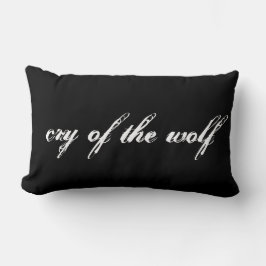 Almohada del Lumbar del poliéster del "lobo"
