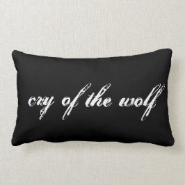 Almohada del Lumbar del poliéster del "lobo"