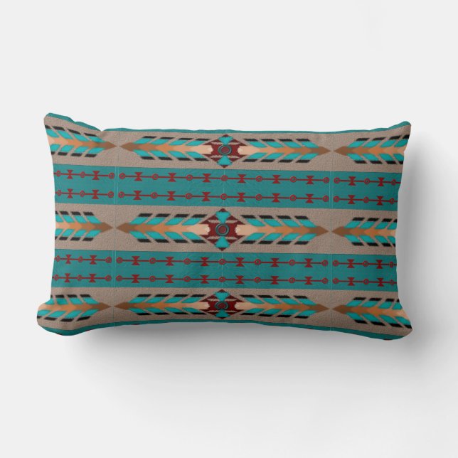 Almohada del Lumbar del tiro del algodón de la (Anverso)