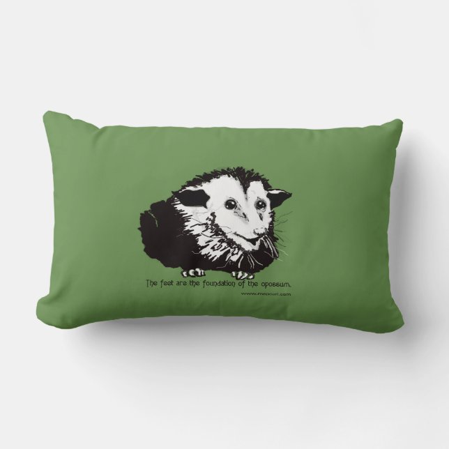 Almohada del Lumbar del vegano (Anverso)