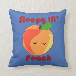 Almohada del melocotón de Kawaii Lil soñoliento'