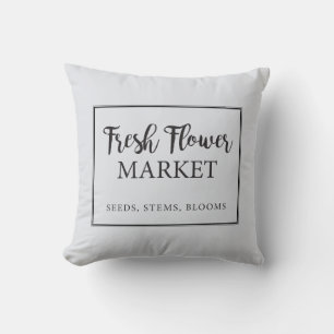 Almohada del mercado de flores frescas