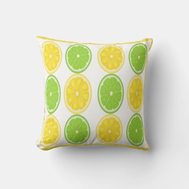 Almohada del modelo de la fruta cítrica de la cal (Anverso)